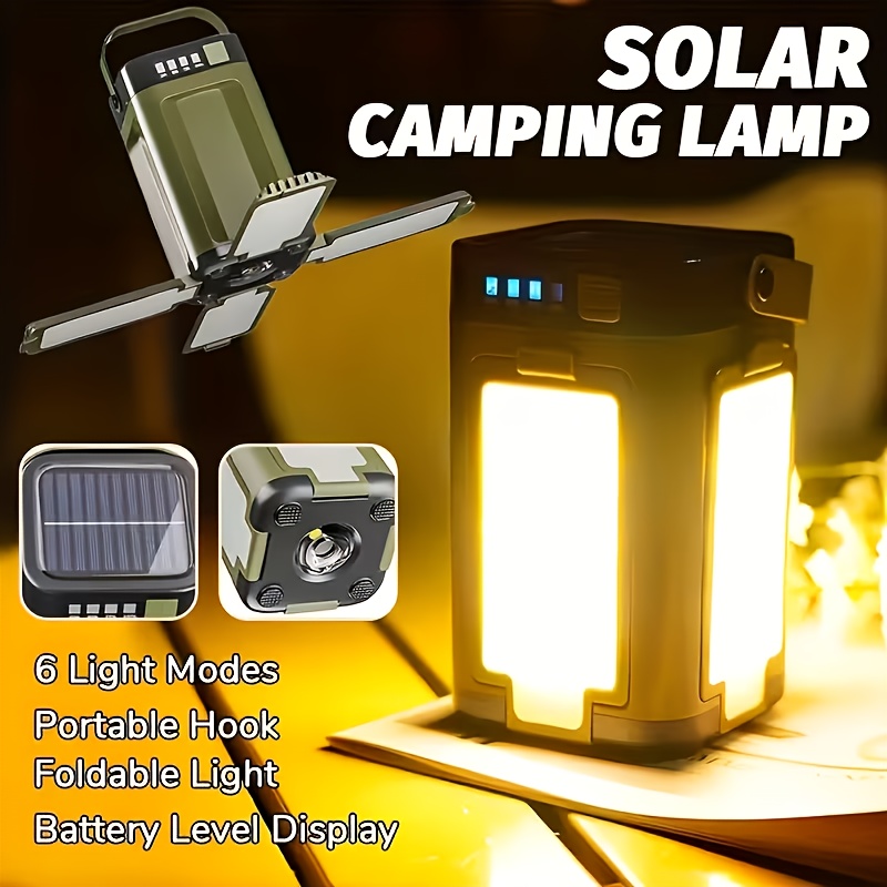 Outdoor Lighting Solar - 태양광 야외 휴대용 캠핑 조명, 태양열