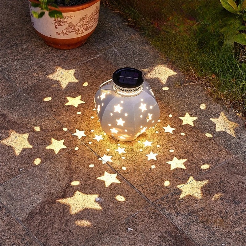 Solar Lantern Hanging - 정원 스타 프로젝터 램프 걸이형 태양광