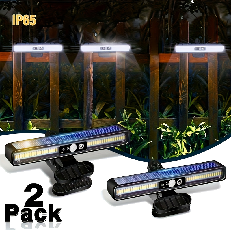 Outdoor Lighting Solar - 클립형 태양광 모션 라이트, 방수 야외용,