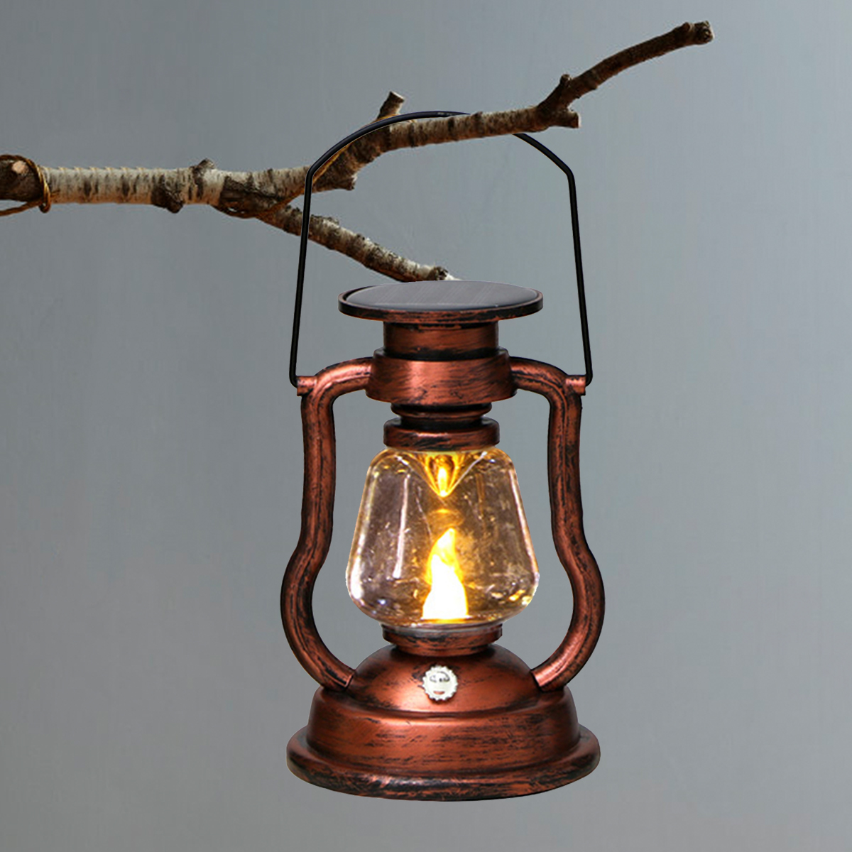 Solar Lantern Hanging - 분위기 조명 레트로 LED 태양광 오일