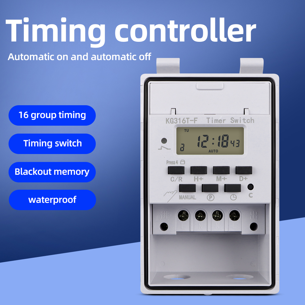 Outdoor Lighting Timer Switch - 디지털 타이머 스위치 220V 30A 방수