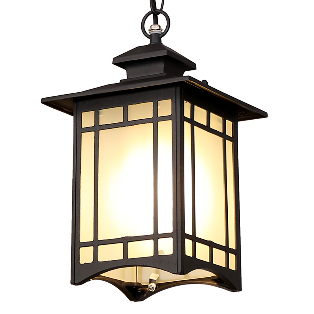 Outdoor Lighting Chandelier - 빈티지 유리 샹들리에 야외 펜던트 램프