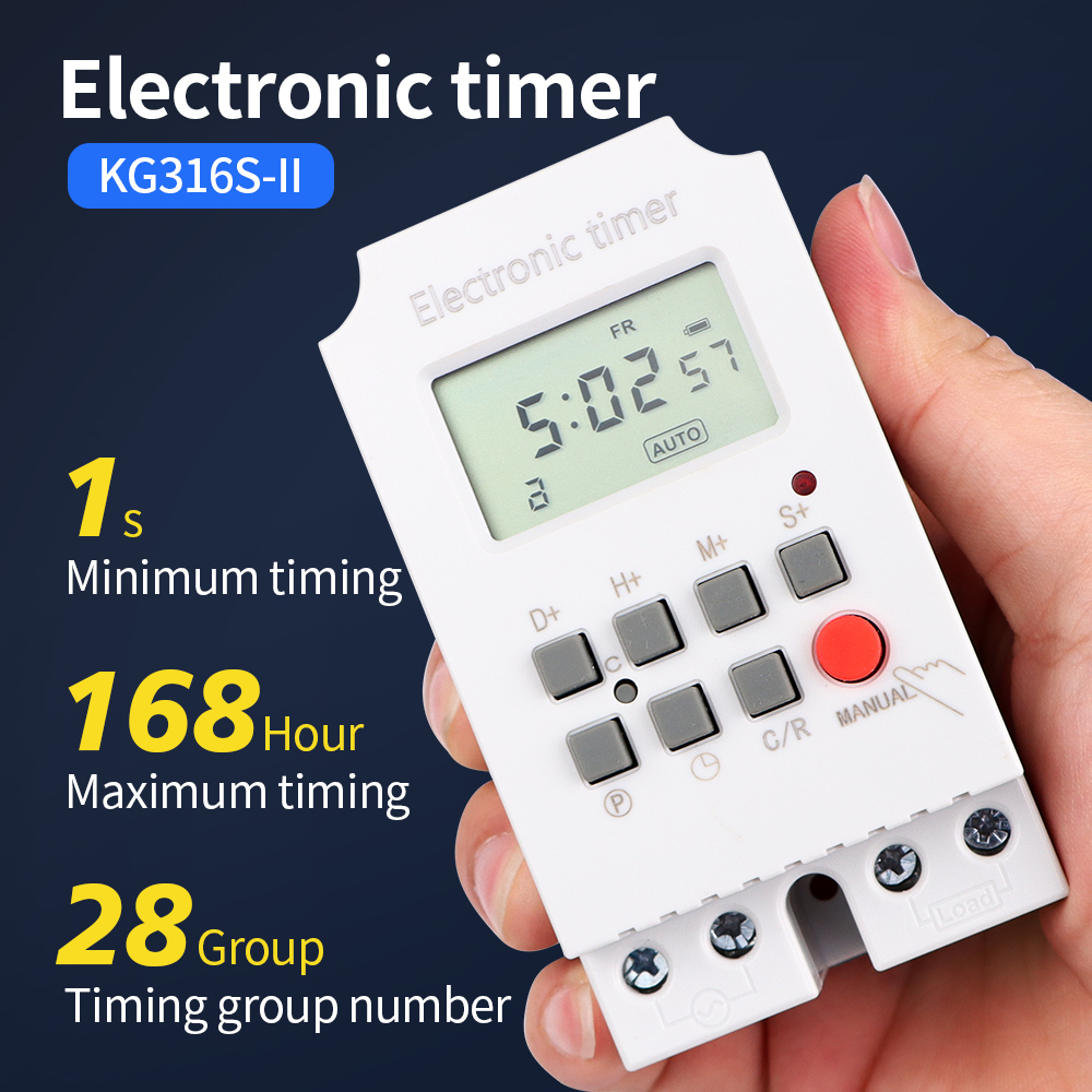 Outdoor Lighting Timer Switch - KG316S 디지털 타이머 스위치, 자동 전자