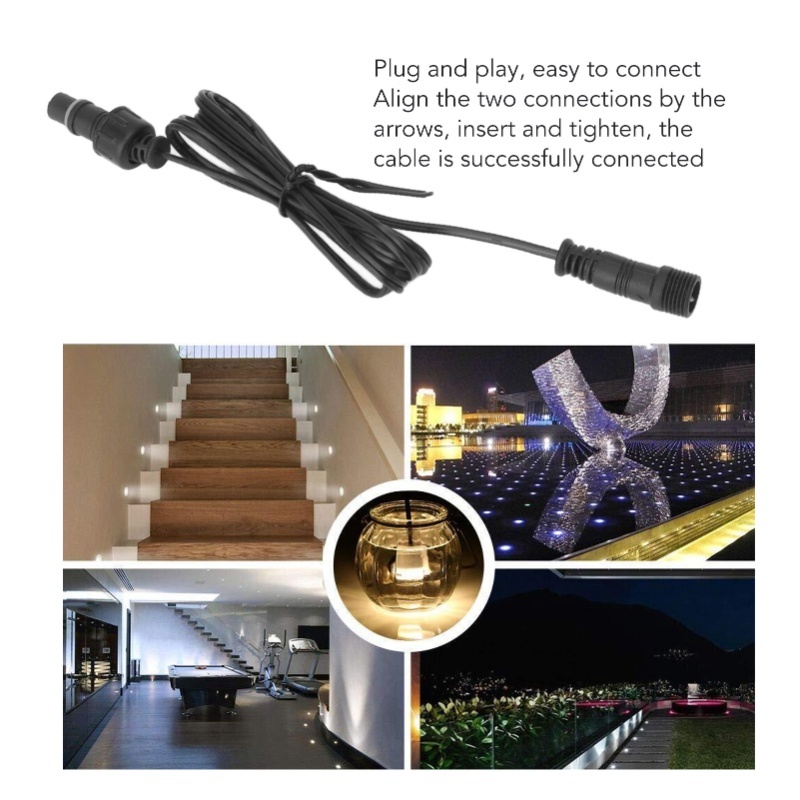 Outdoor Lighting Extension Cable - 5개 3.3피트 데크 라이트 연장 케이블