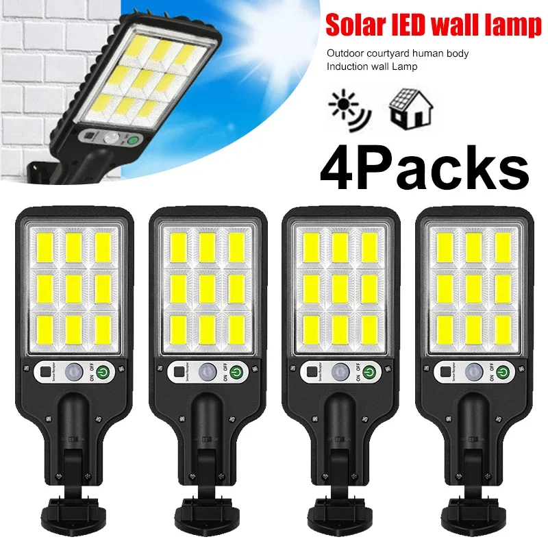 Outdoor Lighting Solar - 강력한 LED 태양광 야외 마당 벽등
