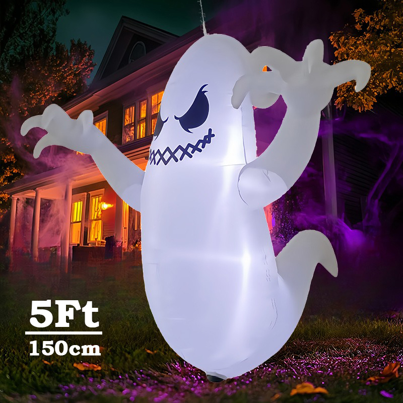 Outdoor Lighting Effects - 5피트 할로윈 풍선 모델 장식용 유령,