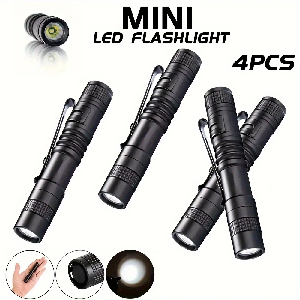 Outdoor Lighting Junction Box - 1-4PCS 미니 휴대용 LED 펜 라이트