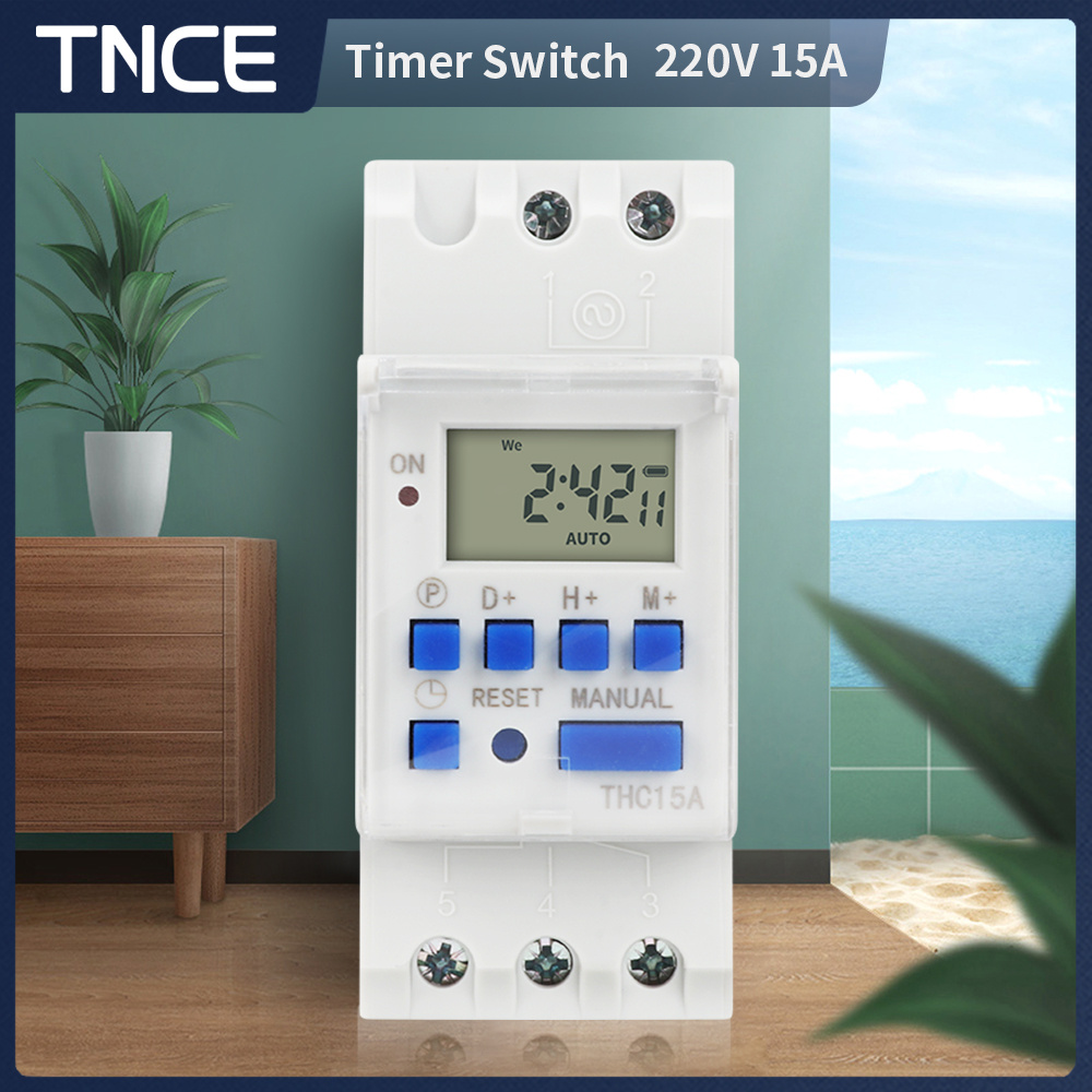 Outdoor Lighting Timer Switch - TNCE 220V 타이머 스위치 THC15A 미니
