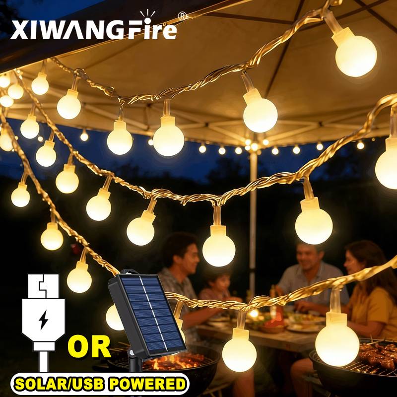 3-10M 태양광/USB/배터리 스트링 조명, 요정 글 - Outdoor Lighting Solar 리뷰 및 가격