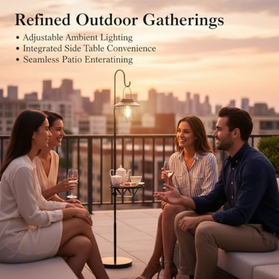 태양광 플로어 램프 겸 테이블, 60인치 야외용 셰퍼드 - Outdoor Lighting Solar 리뷰 및 가격