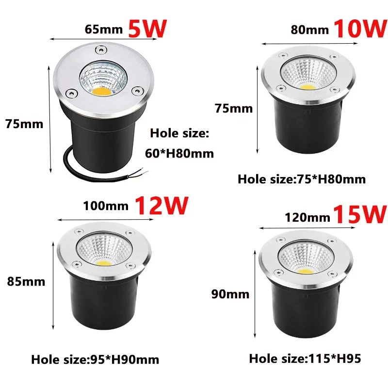 IP67 방수 LED 야외 정원 조명 5W 10W 15 - Ground Light Recessed 리뷰 및 가격