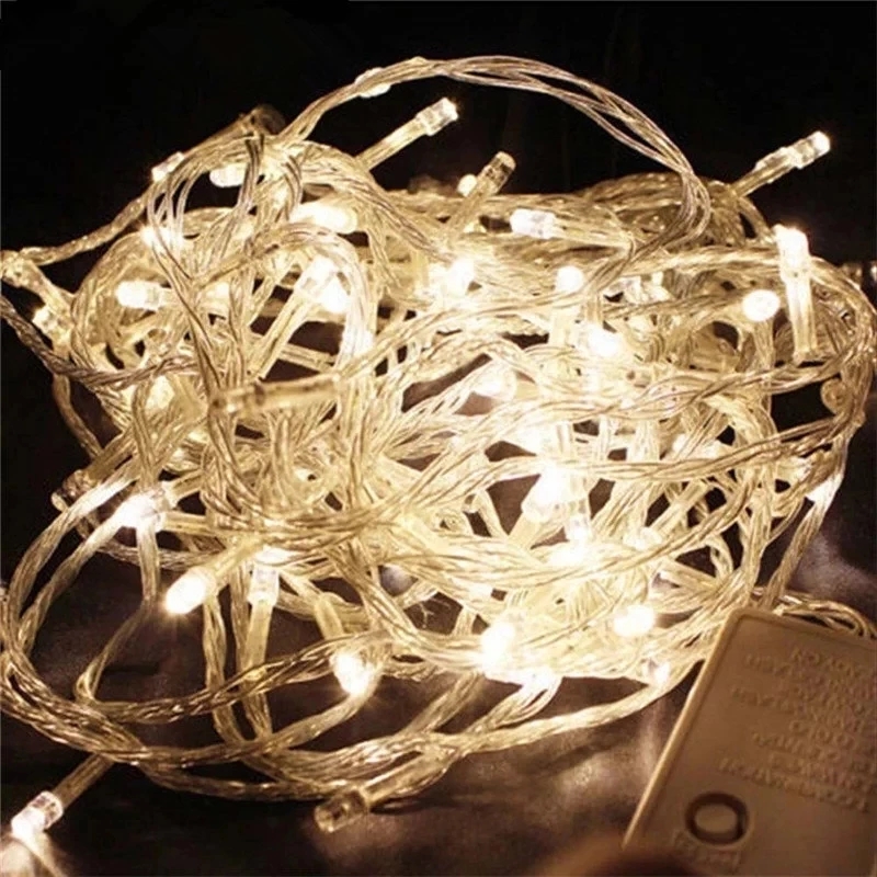 110V 220V 10M 100 LED 스트링 가랜드  - Outdoor Lighting Sconce 리뷰 및 가격