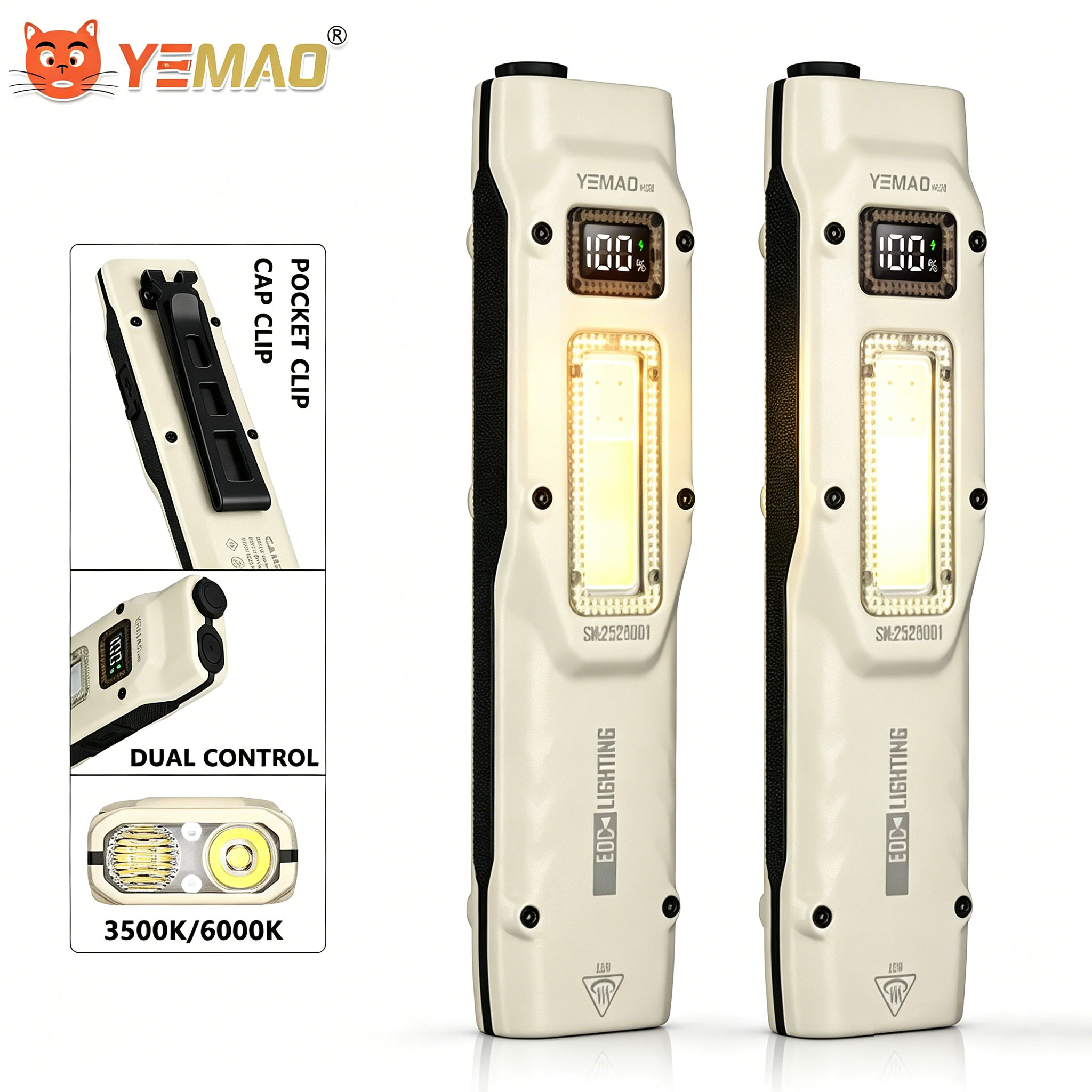 휴대용 880LM YEMAO M28 양방향 클램프 10 - Outdoor Lighting Junction Box 리뷰 및 가격