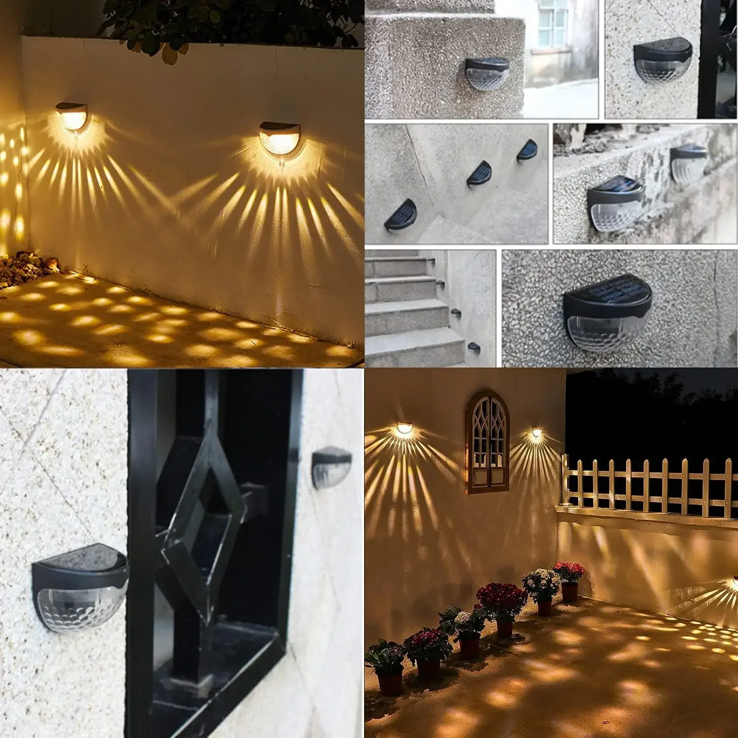 LED 태양광 야외 벽등 에너지 정원등 방수 태양광 울 - Outdoor Lighting Sconce 리뷰 및 가격