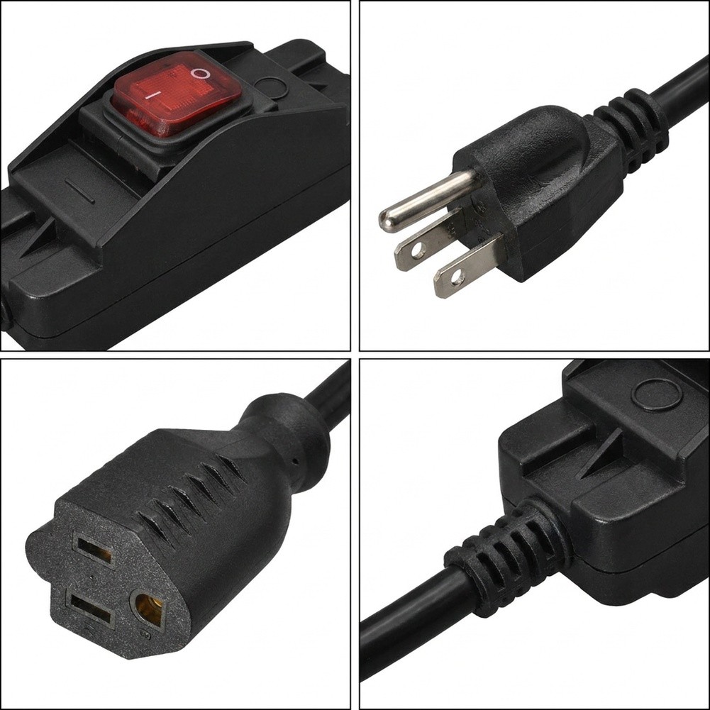 야외 방수 온/오프 스위치 연장 코드 0.5M 표시등  - Outdoor Lighting Extension Cable 리뷰 및 가격