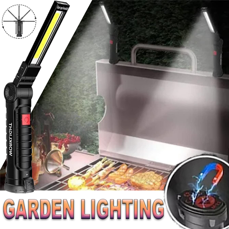 마그네틱 후크가있는 휴대용 LED 손전등 야외 수리 작 - Outdoor Lighting Junction Box 리뷰 및 가격