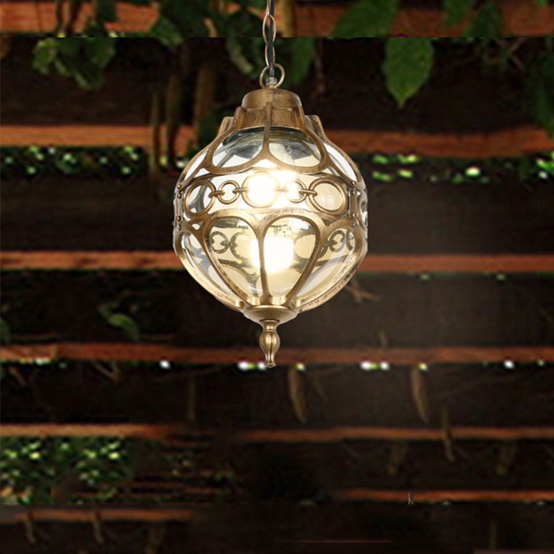 미국식 방수 샹들리에 야외 복도 발코니 천장 조명 마당 - Outdoor Lighting Chandelier 리뷰 및 가격