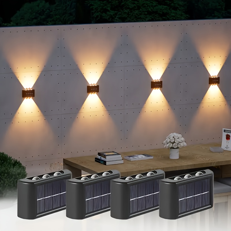 LED 태양광 조명 야외 방수 솔라 벽등 위아래 발광  - Outdoor Lighting Sconce 리뷰 및 가격
