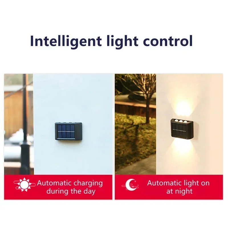 LED 태양광 조명 야외 방수 솔라 벽등 위아래 발광  - Outdoor Lighting Sconce 리뷰 및 가격