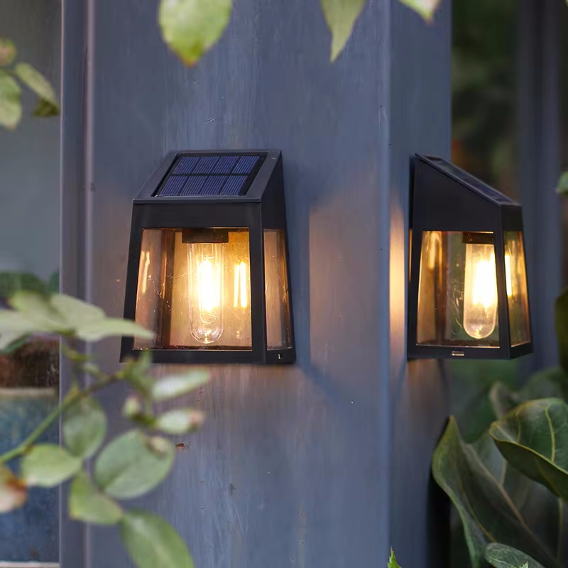 태양광 벽 조명 야외 방수 햇빛 통로 울타리 램프, 마 - Outdoor Lighting Sconce 리뷰 및 가격