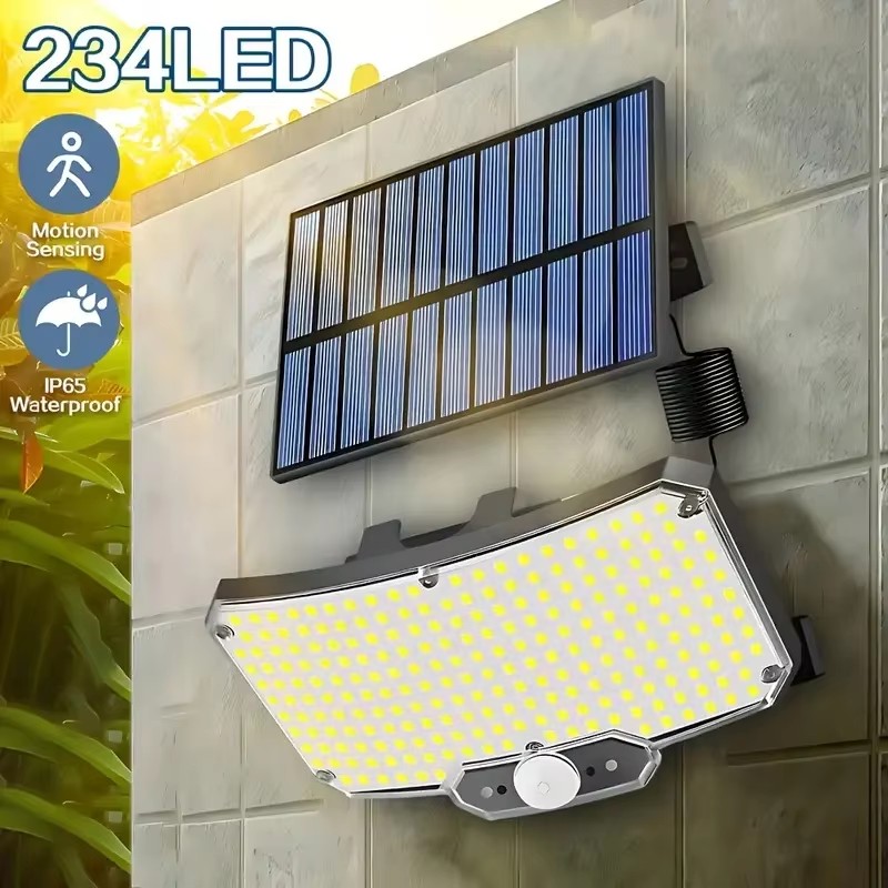234LED 태양광 야외 조명 모션 센서 슈퍼 브라이트 - Outdoor Lighting With Sensor 리뷰 및 가격