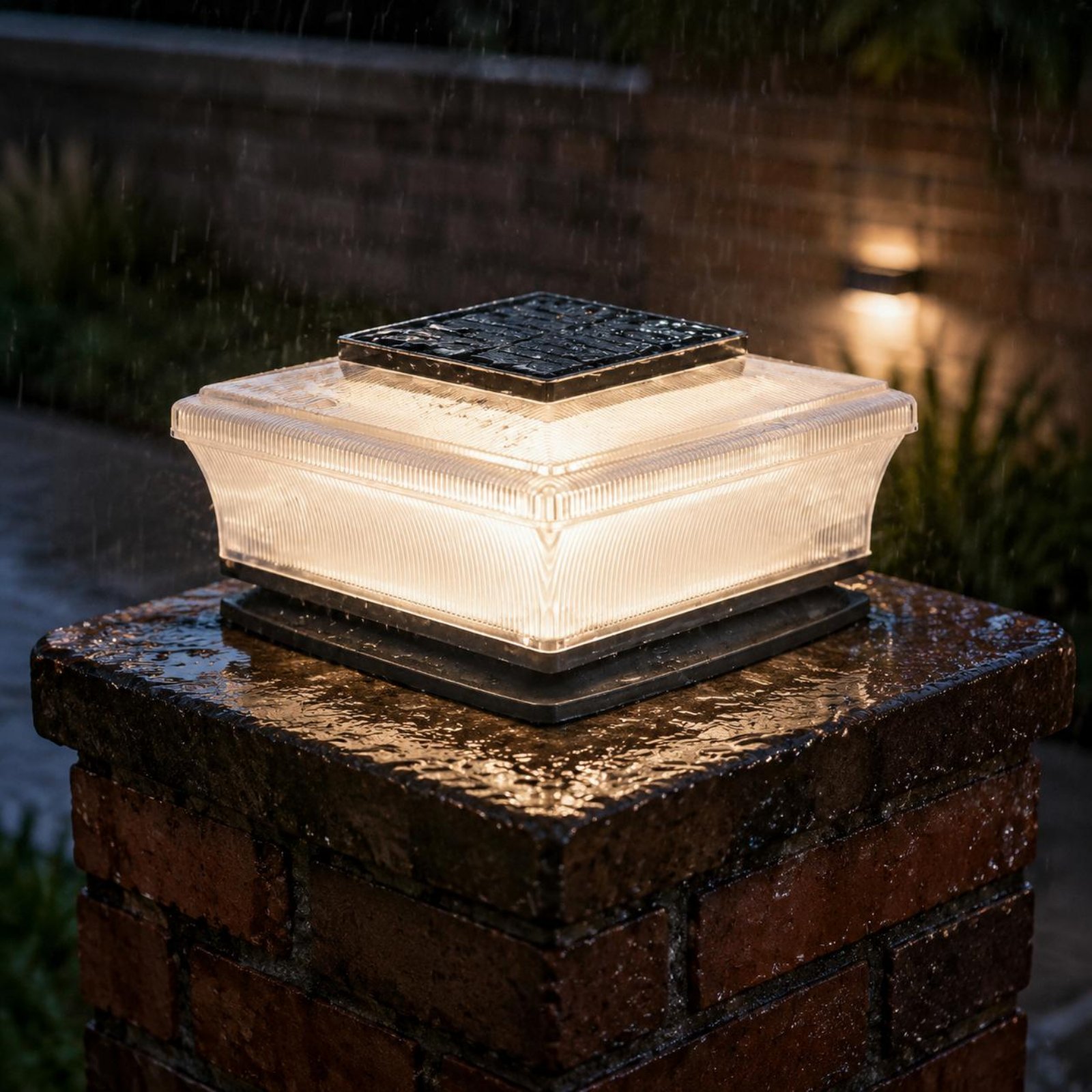 태양광 무선 사각 기둥 조명 야외 조명 3000K 따뜻 - Outdoor Lighting Modern 리뷰 및 가격