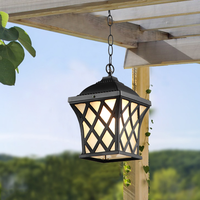 유럽풍 레트로 LED 방수 펜던트 램프 야외 마을 샹들 - Outdoor Lighting Chandelier 리뷰 및 가격