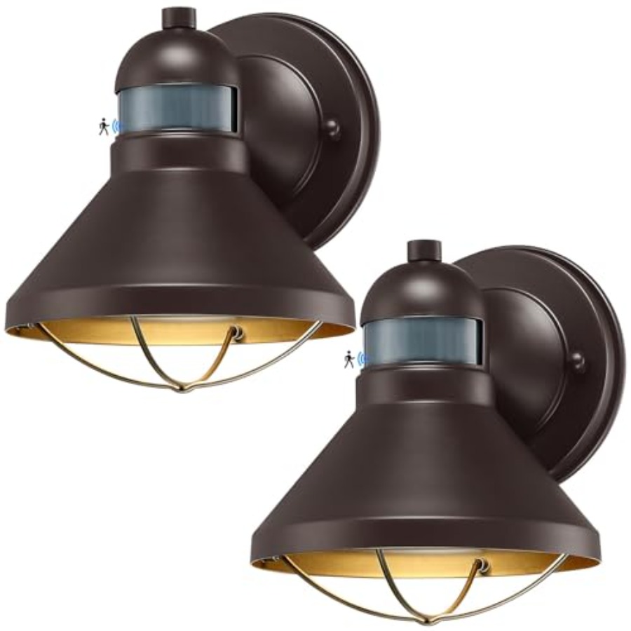2팩 모션 센서 야외 LED 벽등, 해 질녘부터 새벽까 - Outdoor Lighting With Sensor 리뷰 및 가격
