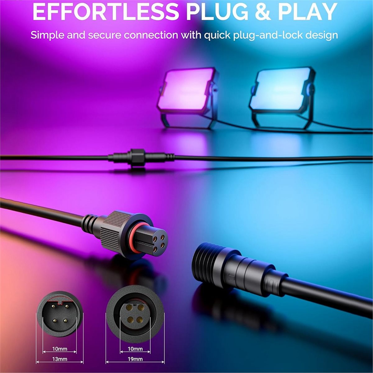 HAPPY DIAN!10FT 야외 투광등 및 스포트라이 - Outdoor Lighting Extension Cable 리뷰 및 가격