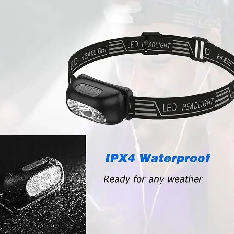 강한 빛 헤드램프 휴대용 LED 센서 헤드램프 USB- - Outdoor Lighting With Sensor 리뷰 및 가격