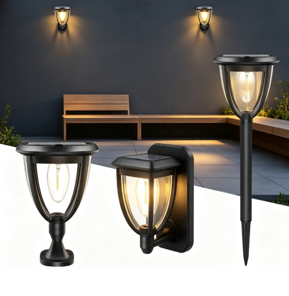 2PCS 야외 태양광 조명, 잔디밭 정원 장식용 태양광 - Outdoor Lighting With Sensor 리뷰 및 가격