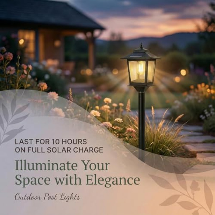 야외용 태양광 기둥 조명, 2개입 63인치 황혼에서 새 - Outdoor Lighting Solar 리뷰 및 가격