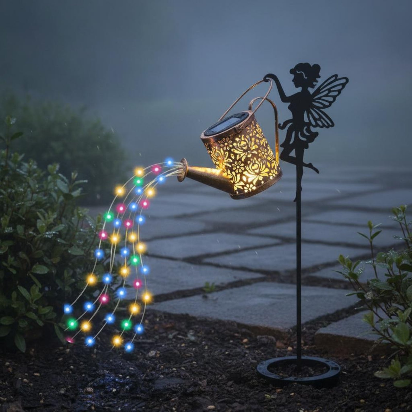 태양열 요정 물뿌리개 조명 장식용 프로젝션 요정 물뿌리 - Outdoor Lighting Modern 리뷰 및 가격