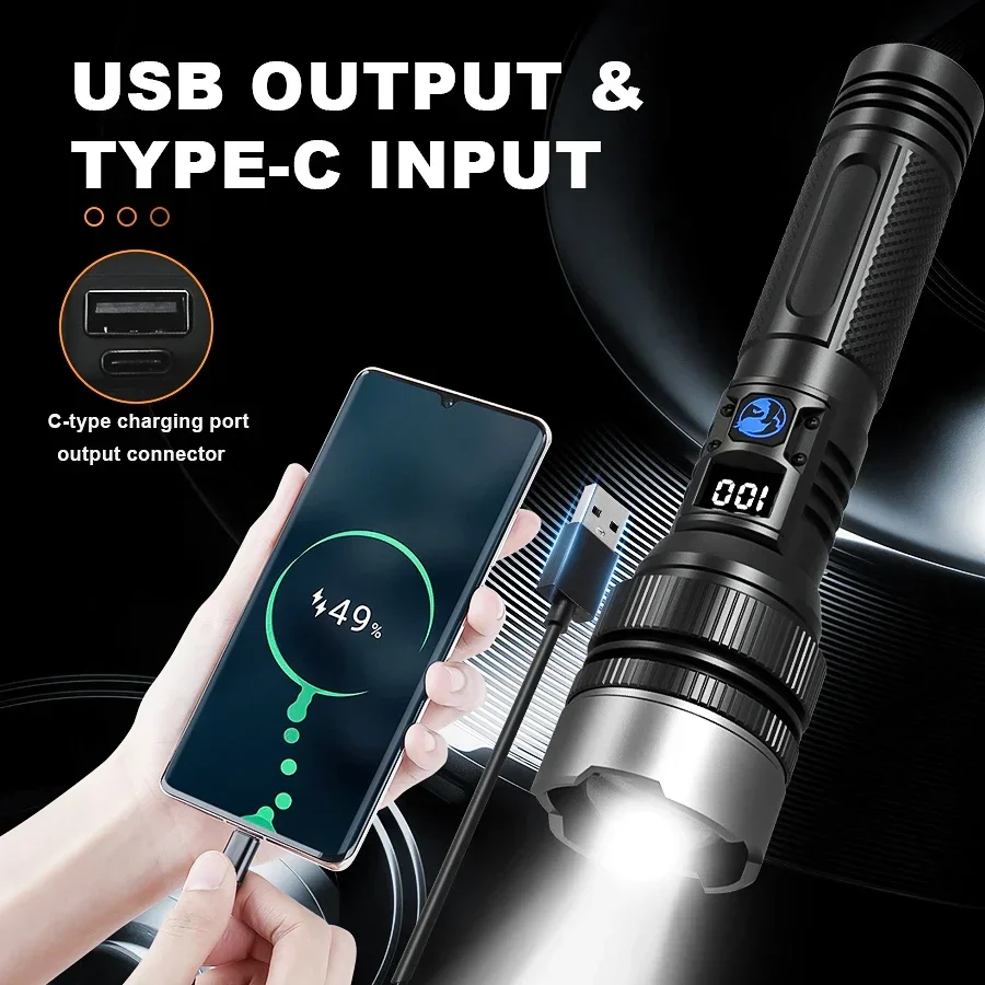 매우 밝은 충전식 손전등, 캠핑 하이킹 낚시 야외 비상 - Outdoor Lighting Junction Box 리뷰 및 가격