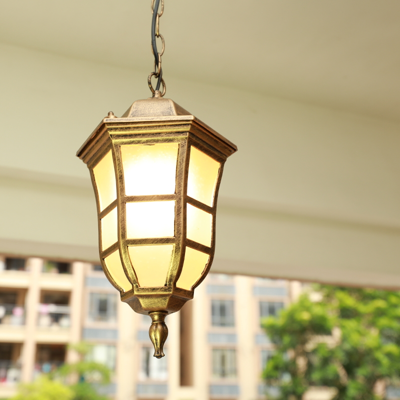 유럽 ​​야외 LED 펜던트 램프 레트로 복도 통로 발 - Outdoor Lighting Chandelier 리뷰 및 가격