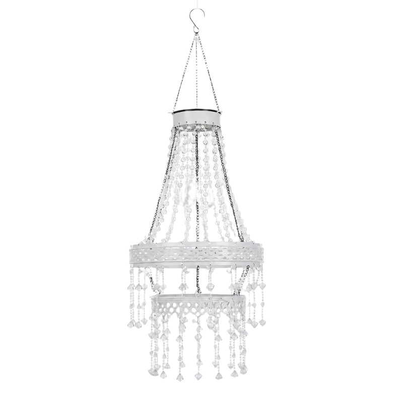 샹들리에 형태와 부드러운 빛을 갖춘 야외 태양열 베란다 - Outdoor Lighting Chandelier 리뷰 및 가격