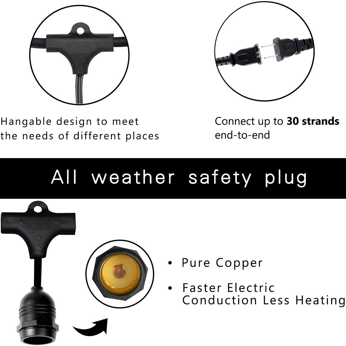 야외 스트링 LED S14 글로브 전구, 정원 램프,  - Outdoor Lighting For Gazebo 리뷰 및 가격