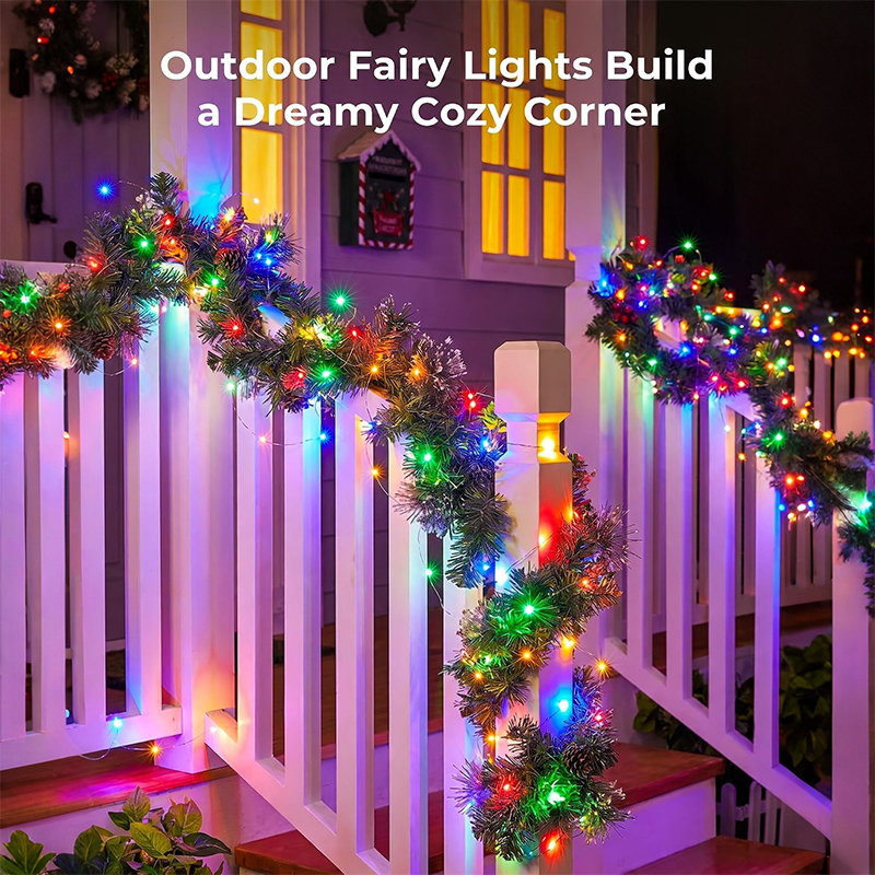 태양광 충전식 크리스마스 LED 스트링 조명, 8가지  - Outdoor Lighting Sconce 리뷰 및 가격