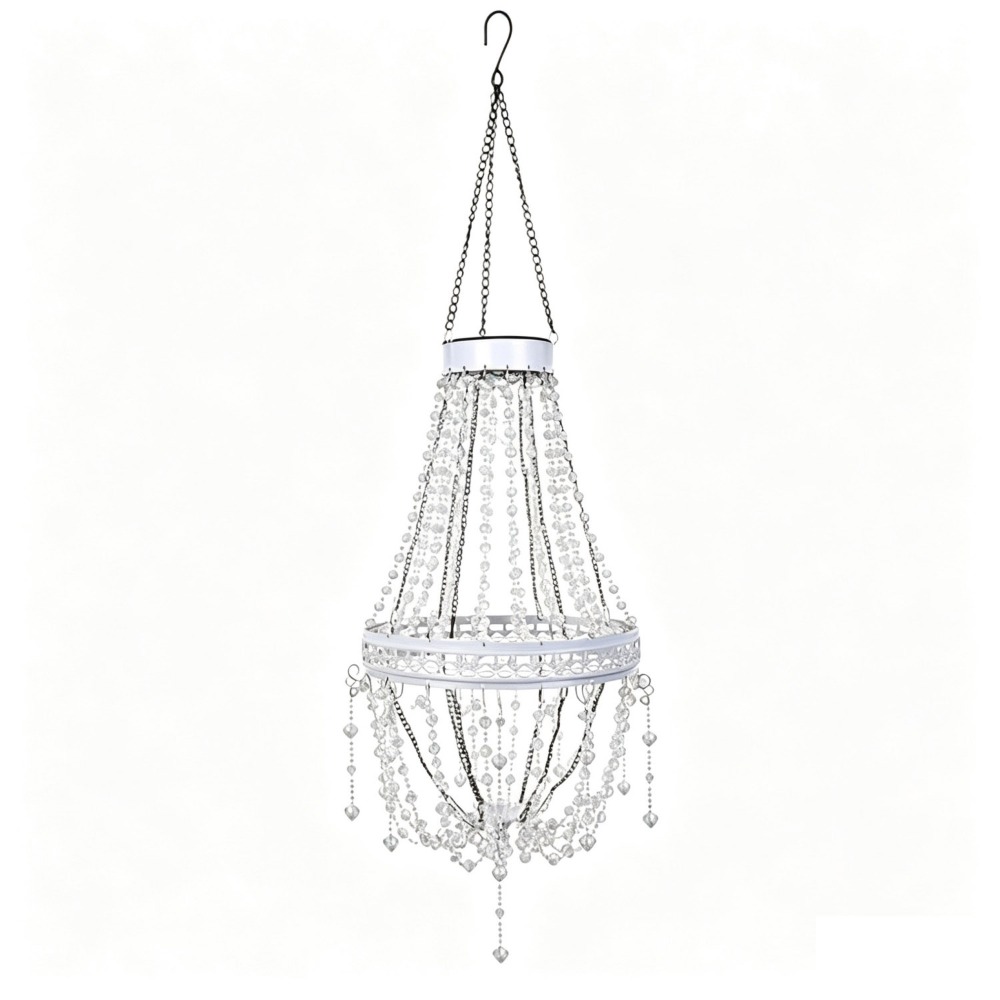 방수 기능이 있는 태양광 충전식 펜던트 조명, 크리스탈 - Outdoor Lighting Chandelier 리뷰 및 가격