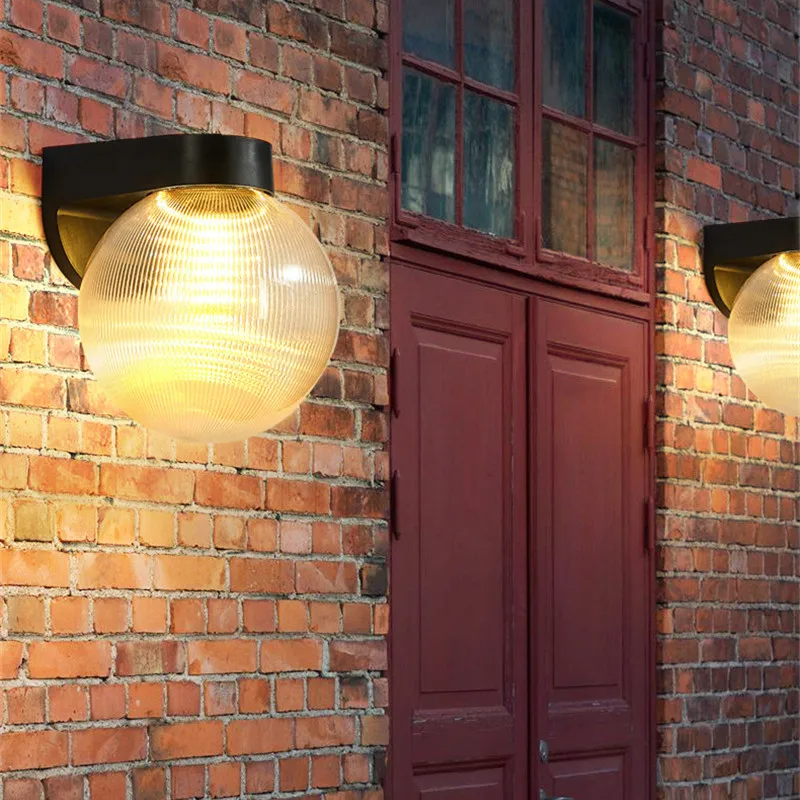 구형 야외 벽 램프, IP65 방수 밀키 원형 벽 조명 - Xl Outdoor Lighting 리뷰 및 가격