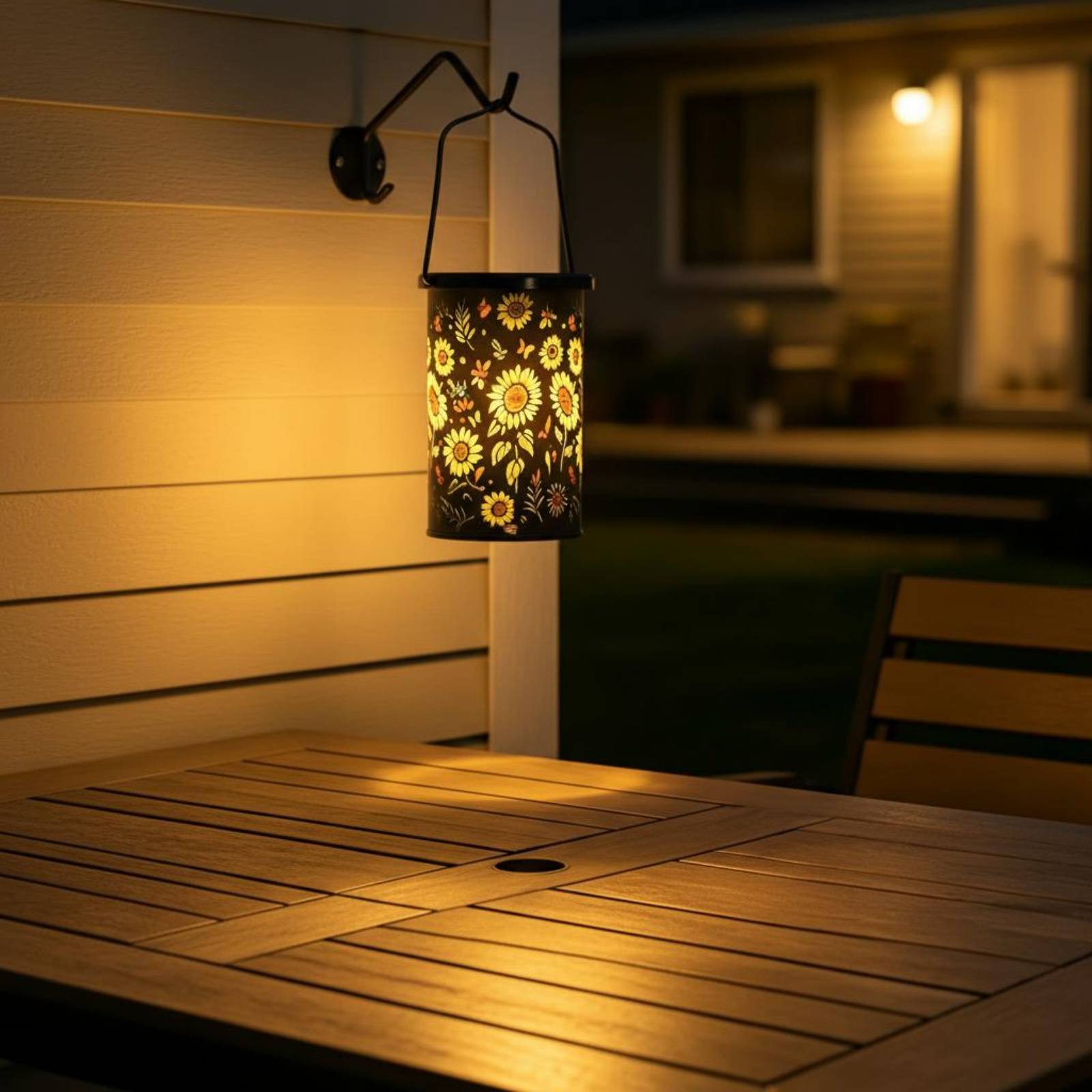 꽃무늬 랜턴 빈티지 디자인 걸이형 태양광 랜턴 에칭 태 - Solar Lantern Hanging 리뷰 및 가격