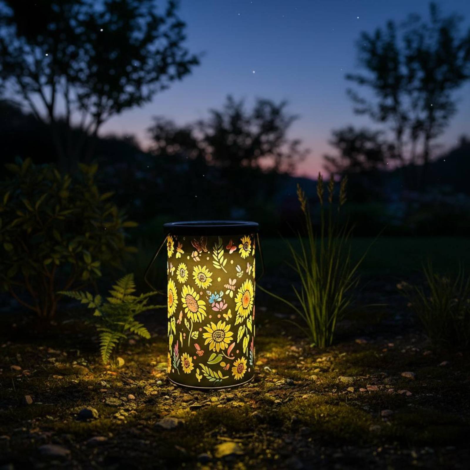꽃무늬 랜턴 빈티지 디자인 걸이형 태양광 랜턴 에칭 태 - Solar Lantern Hanging 리뷰 및 가격