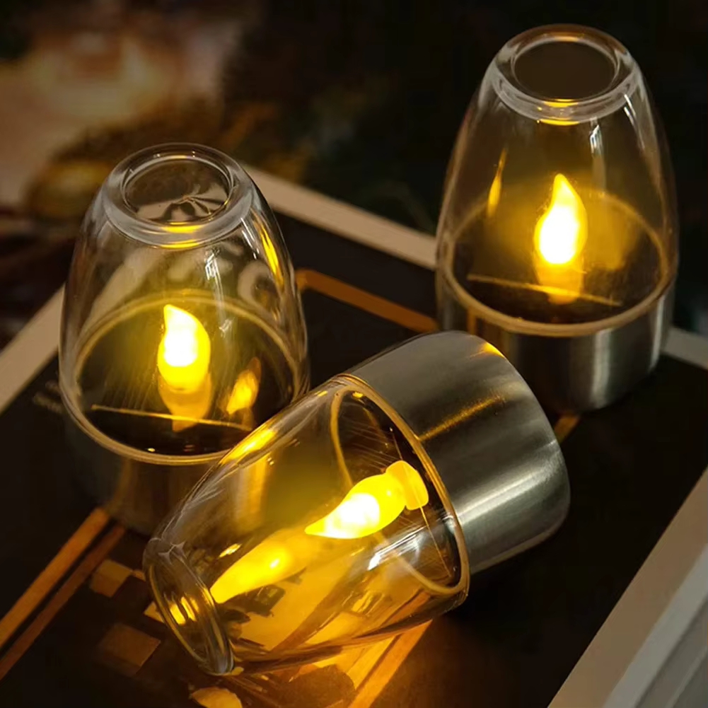 LED 스테인레스 스틸 태양 촛불 조명 야외 파티오 정 - Outdoor Lighting Effects 리뷰 및 가격