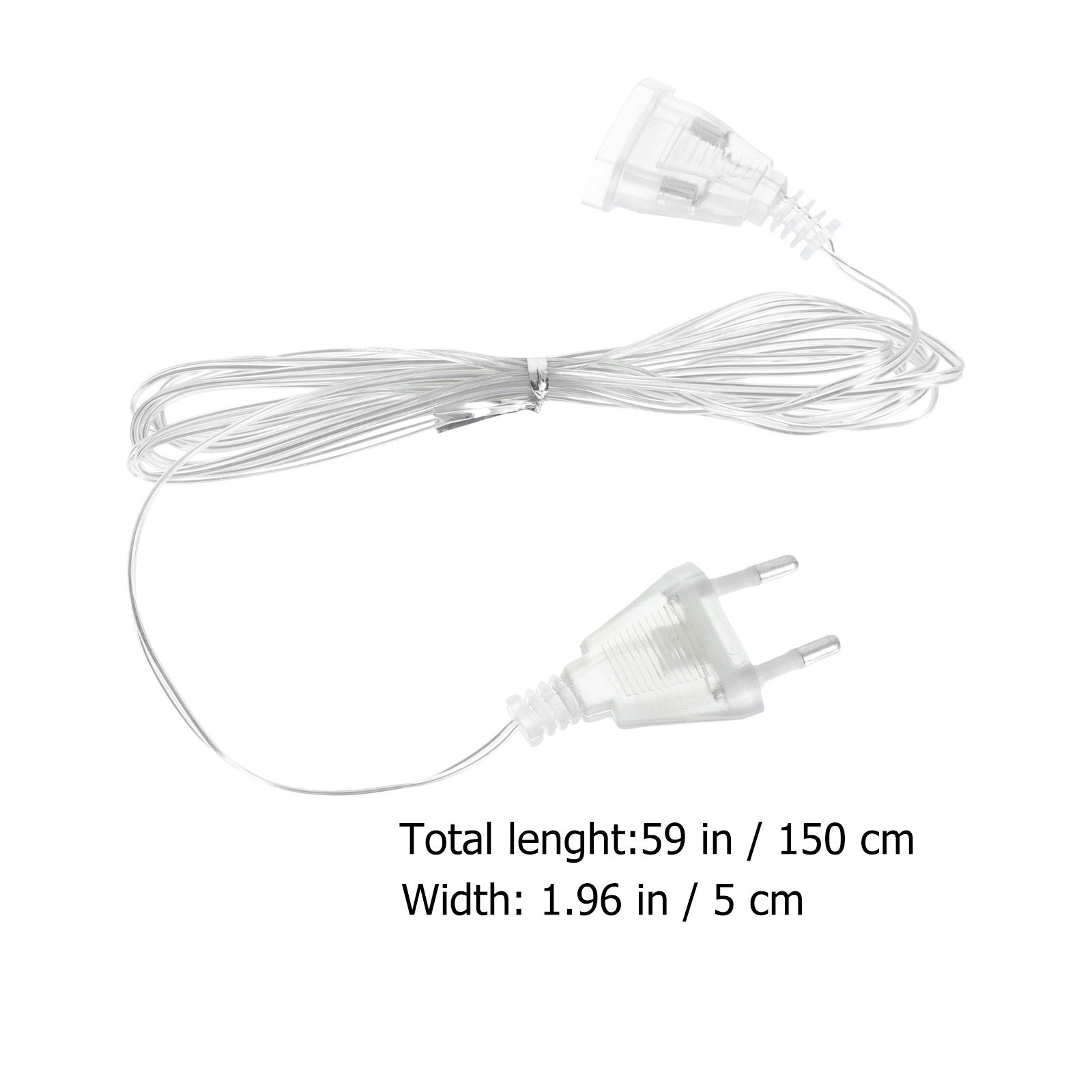 커튼 조명용 플러그 연장 코드 2개, 유연하고 내구성이 - Outdoor Lighting Extension Cable 리뷰 및 가격
