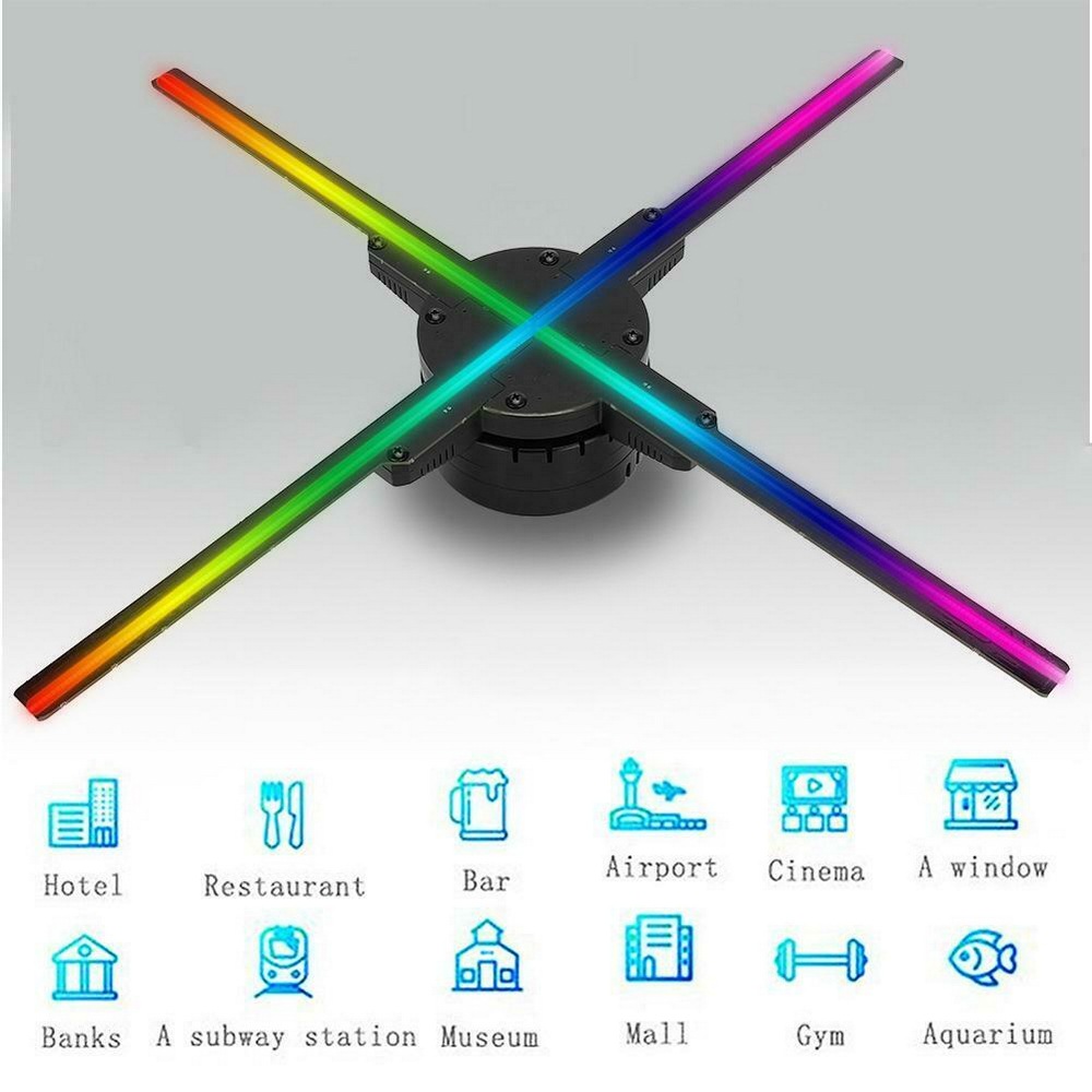 56CM 3D 홀로그램 팬 프로젝터 Wifi 디스플레이 - Outdoor Lighting Voltage 리뷰 및 가격