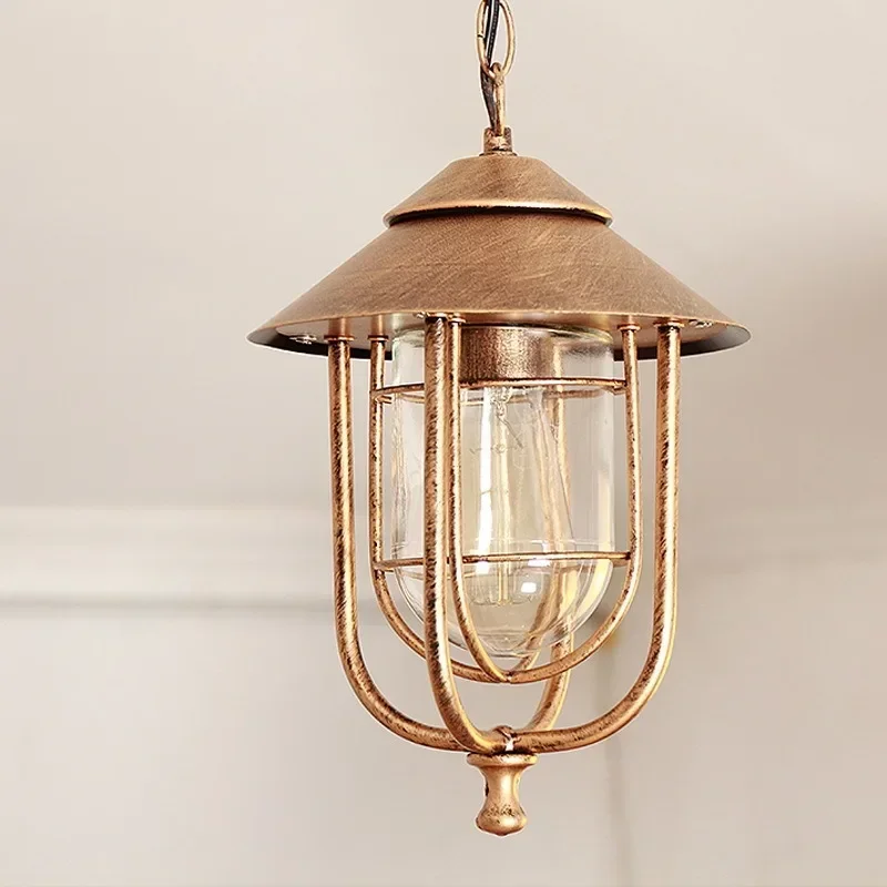 미국식 심플 발코니 정원 통로 빌라 복도 정자 야외 방 - Outdoor Lighting Chandelier 리뷰 및 가격