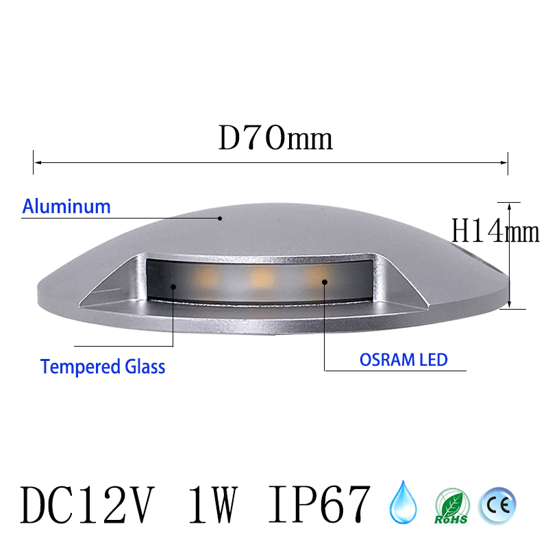울트라 얇은 Led 매장 빛 1W DC12V 야외 방수 - Outdoor Lighting For Gazebo 리뷰 및 가격