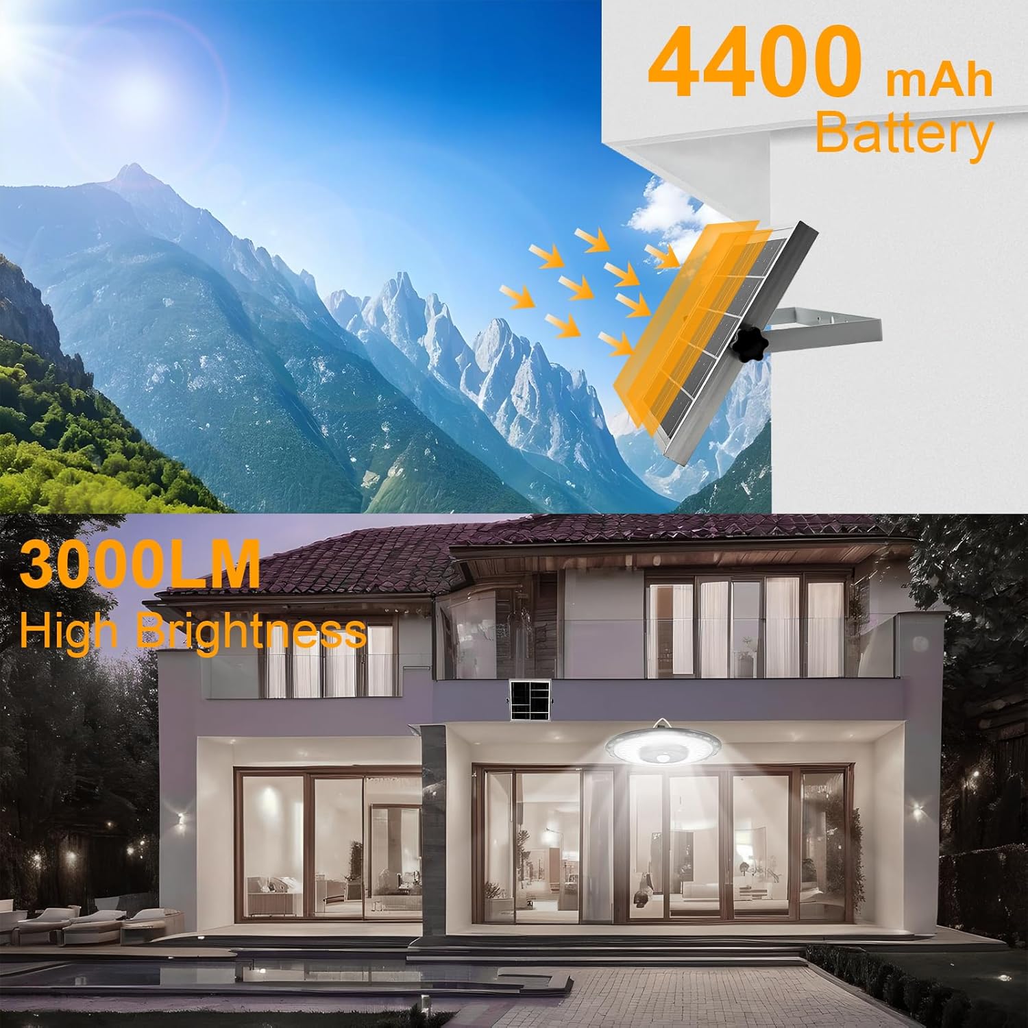 야외 태양열 UFO 가로등, 야외 모션 센서 방수 회전 - Outdoor Lighting For Gazebo 리뷰 및 가격