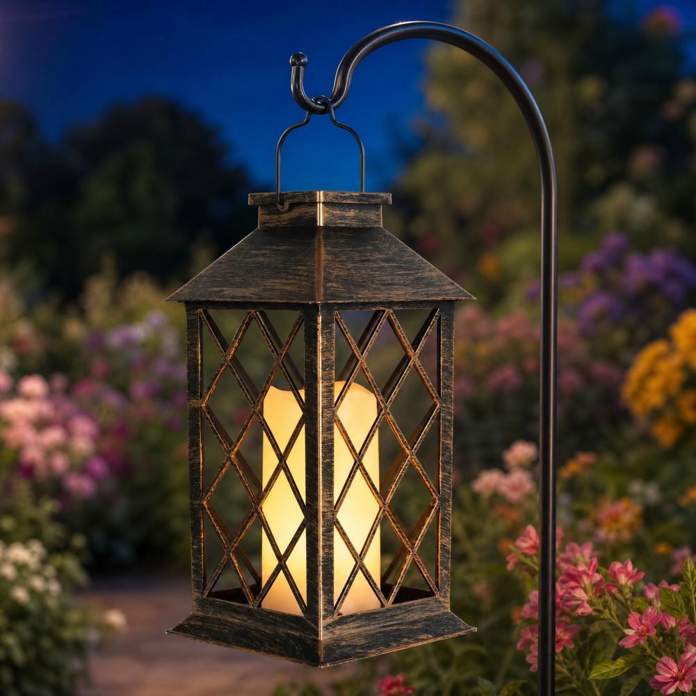 레트로 태양광 랜턴, 야외용 태양광 캔들 랜턴, 걸이  - Solar Lantern Hanging 리뷰 및 가격
