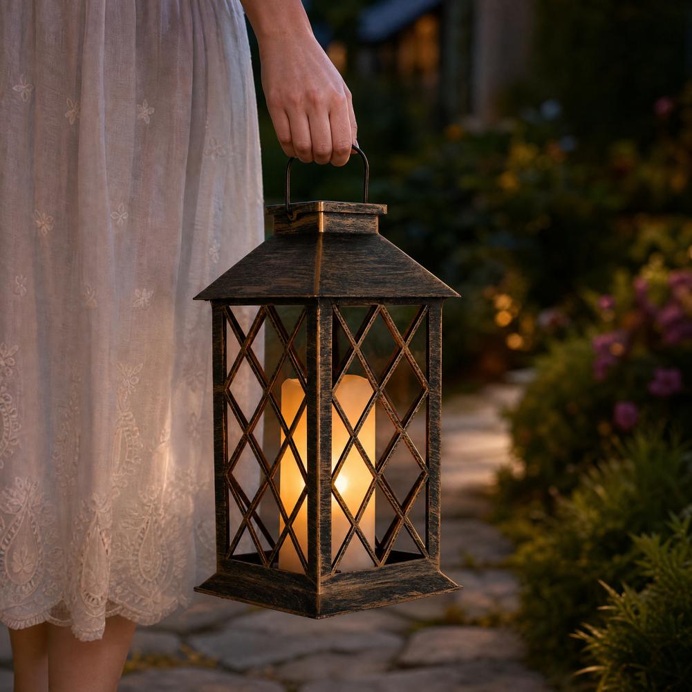 레트로 태양광 랜턴, 야외용 태양광 캔들 랜턴, 걸이  - Solar Lantern Hanging 리뷰 및 가격